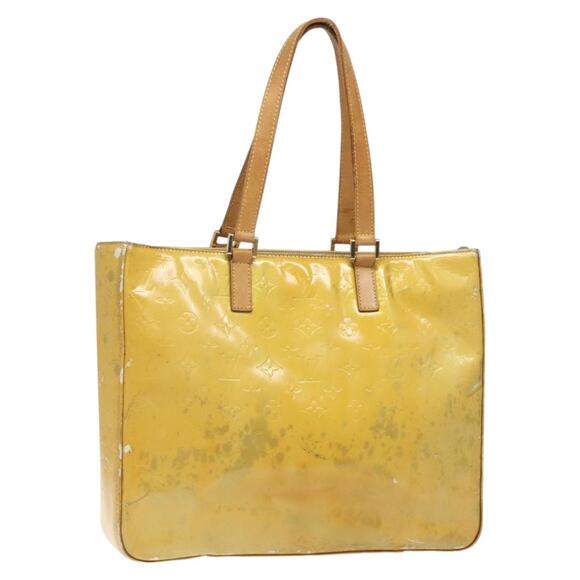 LOUIS VUITTON Monogram Vernis Columbus Tote Bag Gris M91028 - Picture 1 of 16